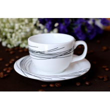 KC-2711 Haoni Goodquality porcelain coffee set, porcelain cup with saucer